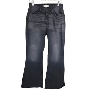 Free People X We The Free CRVY Vintage High Rise Flare Black Jeans Women's 28